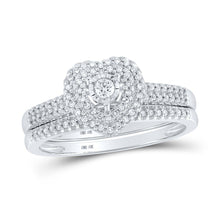 Load image into Gallery viewer, Eternal Love 10kt White Gold Diamond Wedding Ring Set - Splendid Jewellery