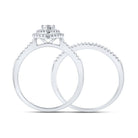 Eternal Love 10kt White Gold Diamond Wedding Ring Set - Splendid Jewellery