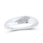 Eternal Love 10kt White Gold His Hers Diamond Halo Wedding Set - Alternate view 2 from Splendid Jewellery