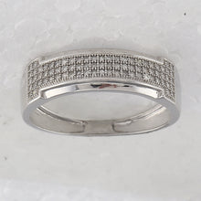 Load image into Gallery viewer, Eternal Love 10kt White Gold His Hers Diamond Heart Wedding Set - Alternate view 4 from Splendid Jewellery