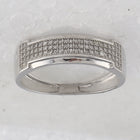 Eternal Love 10kt White Gold His Hers Diamond Heart Wedding Set - Alternate view 4 from Splendid Jewellery