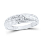 Eternal Love 10kt White Gold His Hers Diamond Square Wedding Set - Alternate view 2 from Splendid Jewellery