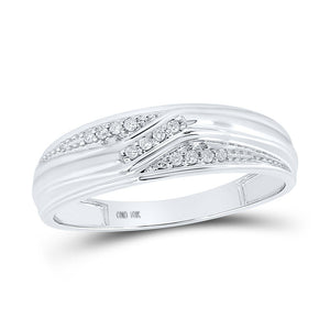 Eternal Love 10kt White Gold His Hers Diamond Square Wedding Set - Splendid Jewellery