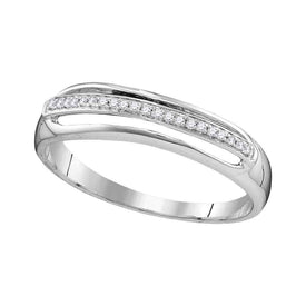 Eternal Love 10kt White Gold His Hers Round Diamond Cluster Wedding Set - Alternate view 3 from Splendid Jewellery