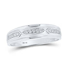 Eternal Love 10kt White Gold His Hers Round Diamond Square Matching Wedding Set 1/2 Cttw - Alternate view 2 from Splendid Jewellery