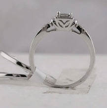 Load image into Gallery viewer, Eternal Love 10kt White Gold Princess Diamond 3 - Piece Bridal Wedding Ring Band Set 1/4 Cttw - Splendid Jewellery
