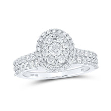Load image into Gallery viewer, Eternal Love 10kt White Gold Round Diamond Bridal Wedding Ring Band Set - Splendid Jewellery