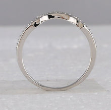 Load image into Gallery viewer, Eternal Love 10kt White Gold Square Diamond Bridal Wedding Ring Set - Alternate view 1 from Splendid Jewellery