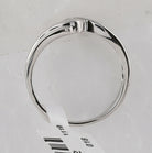 Eternal Love | 10kt White Gold Womens Round Diamond Solitaire Promise Ring 1/20 Cttw | Splendid Jewellery - Splendid Jewellery