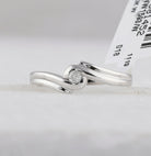 Eternal Love | 10kt White Gold Womens Round Diamond Solitaire Promise Ring 1/20 Cttw | Splendid Jewellery - Splendid Jewellery