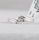 Eternal Love | 10kt White Gold Womens Round Diamond Solitaire Promise Ring 1/20 Cttw | Splendid Jewellery - Splendid Jewellery