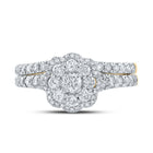 Eternal Love 10kt Yellow Gold Diamond Bridal Wedding Ring Band Set - Splendid Jewellery