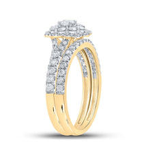 Load image into Gallery viewer, Eternal Love 10kt Yellow Gold Diamond Bridal Wedding Ring Band Set - Splendid Jewellery