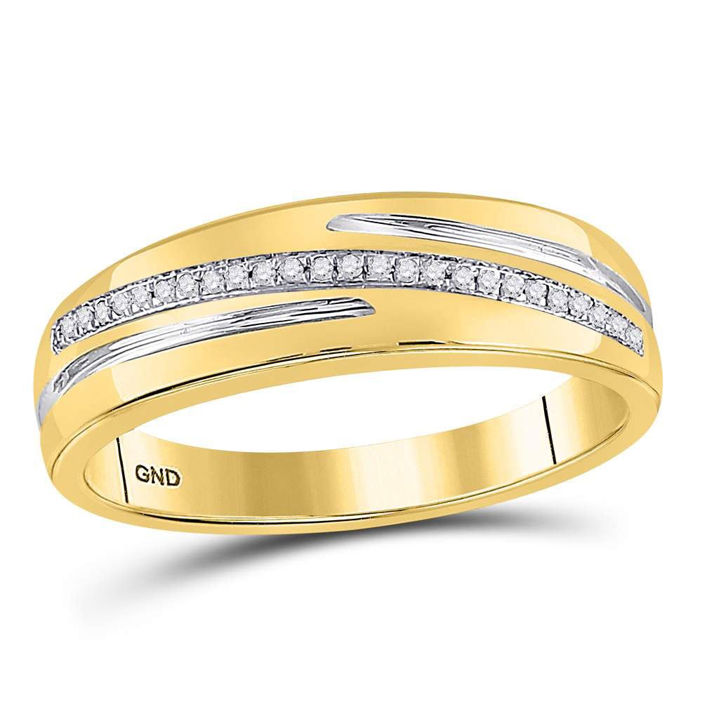 Eternal Love 10kt Yellow Gold Diamond Cluster His and Hers Wedding Set - Splendid Jewellery