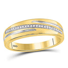 Eternal Love 10kt Yellow Gold Diamond Cluster His and Hers Wedding Set - Splendid Jewellery