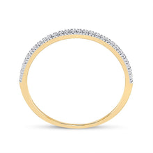 Load image into Gallery viewer, Eternal Love 10kt Yellow Gold Diamond Halo Bridal Wedding Ring Band Set - Splendid Jewellery