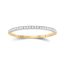 Load image into Gallery viewer, Eternal Love 10kt Yellow Gold Diamond Halo Bridal Wedding Ring Band Set product  Top View from Splendid Jewellery