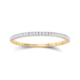 Eternal Love 10kt Yellow Gold Diamond Halo Bridal Wedding Ring Band Set product  Top View from Splendid Jewellery