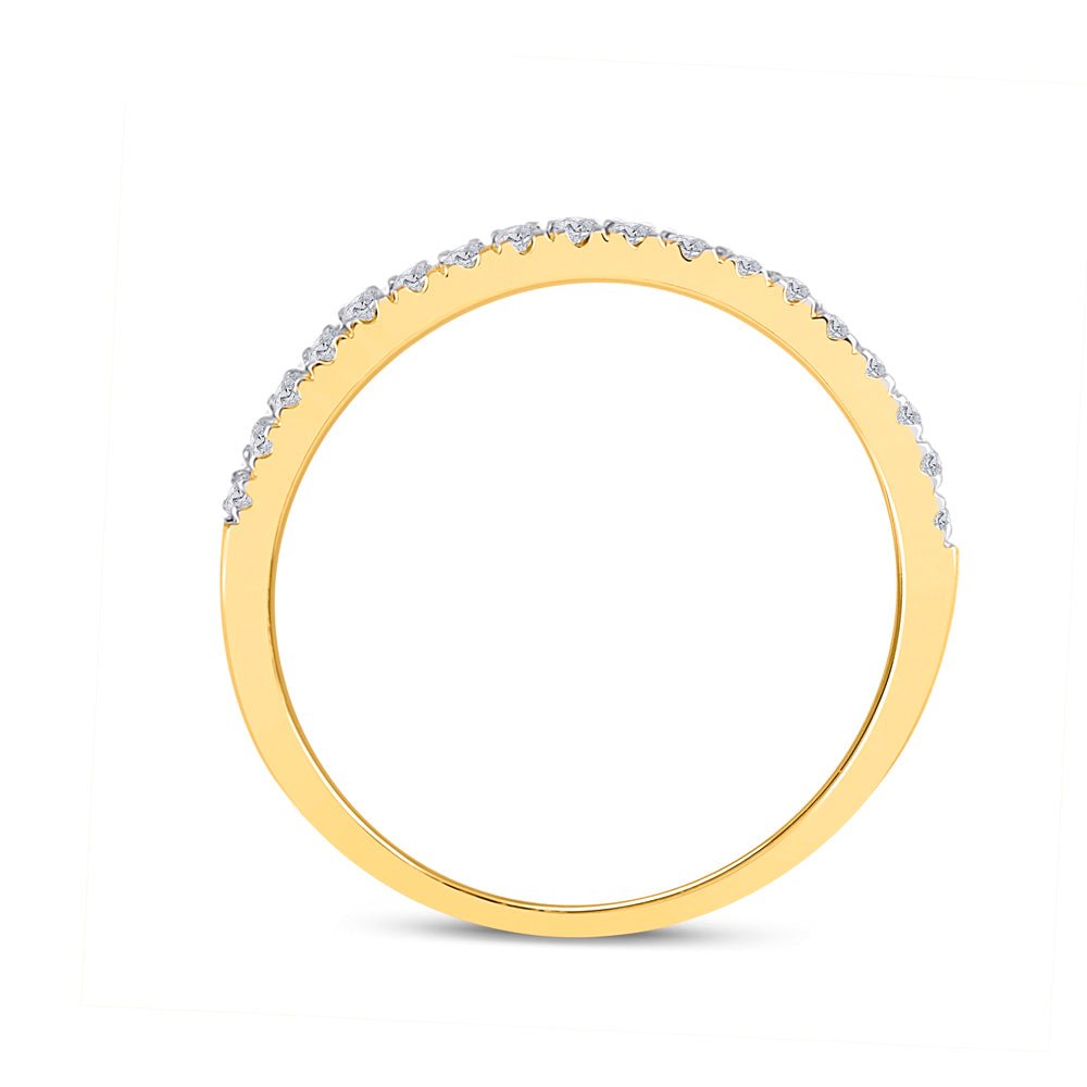 Eternal Love 10kt Yellow Gold Diamond Oval Halo Bridal Wedding Ring Band Set - Splendid Jewellery