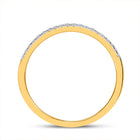 Eternal Love 10kt Yellow Gold Heart Diamond Wedding Ring Set product  Top View from Splendid Jewellery