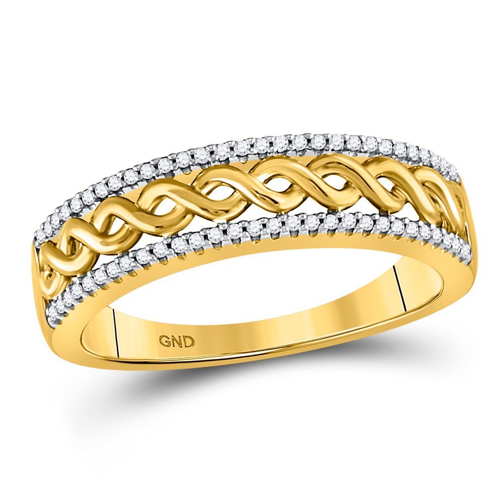 Eternal Love 10kt Yellow Gold His Hers Diamond Cluster Wedding Set - Splendid Jewellery