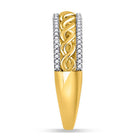 Eternal Love 10kt Yellow Gold His Hers Diamond Cluster Wedding Set - Splendid Jewellery