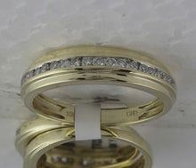 Load image into Gallery viewer, Eternal Love 10kt Yellow Gold His Hers Diamond Halo Wedding Set - Splendid Jewellery