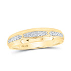 Eternal Love 10kt Yellow Gold His Hers Diamond Square Wedding Set - Splendid Jewellery