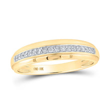 Load image into Gallery viewer, Eternal Love 10kt Yellow Gold His Hers Diamond Square Wedding Set - Splendid Jewellery