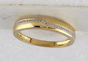 Eternal Love 10kt Yellow Gold His Hers Round Diamond Cluster Wedding Set 1/2 Cttw - Splendid Jewellery