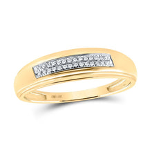 Load image into Gallery viewer, Eternal Love 10kt Yellow Gold His Hers Round Diamond Cluster Wedding Set - Splendid Jewellery