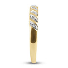 Eternal Love 10kt Yellow Gold His Hers Round Diamond Solitaire Matching Wedding Set - Splendid Jewellery