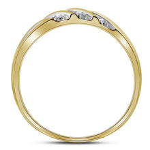 Load image into Gallery viewer, Eternal Love 10kt Yellow Gold His Hers Round Diamond Square Wedding Set - Splendid Jewellery
