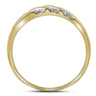 Eternal Love 10kt Yellow Gold His Hers Round Diamond Square Wedding Set - Splendid Jewellery