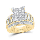 Eternal Love 10kt Yellow Gold Princess Diamond Bridal Wedding Engagement Ring - Splendid Jewellery