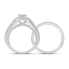 Load image into Gallery viewer, Eternal Love 14kt White Gold Diamond Bridal Wedding Ring Set - Splendid Jewellery