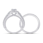 Eternal Love 14kt White Gold Diamond Bridal Wedding Ring Set - Splendid Jewellery