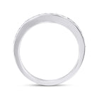 Eternal Love 14kt White Gold Diamond Halo Bridal Wedding Ring Band Set - Top View