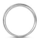 Eternal Love 14kt White Gold Diamond Halo Wedding Ring Band Set Side View from Splendid Jewellery