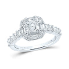 Eternal Love 14kt White Gold Diamond Solitaire Bridal Wedding Ring - Splendid Jewellery