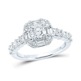Eternal Love 14kt White Gold Diamond Solitaire Bridal Wedding Ring - Splendid Jewellery