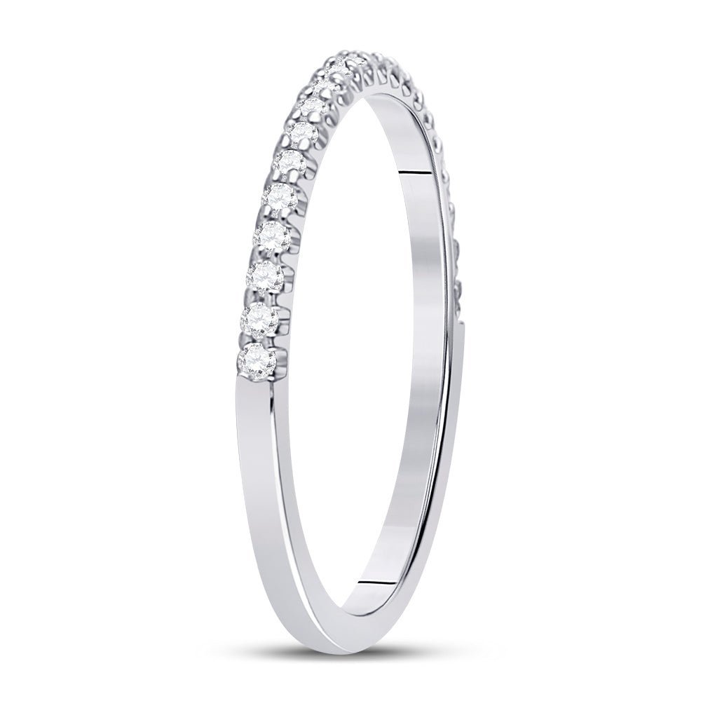 Eternal Love 14kt White Gold Diamond Wedding Band - Splendid Jewellery