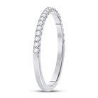Eternal Love 14kt White Gold Diamond Wedding Band - Splendid Jewellery