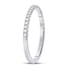 Eternal Love 14kt White Gold Diamond Wedding Band - Splendid Jewellery