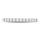 Eternal Love 14kt White Gold Diamond Wedding Band - Top View