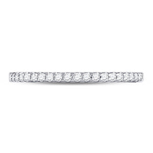 Eternal Love 14kt White Gold Diamond Wedding Band - Splendid Jewellery