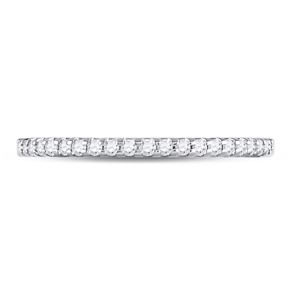 Eternal Love 14kt White Gold Diamond Wedding Band - Splendid Jewellery