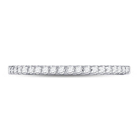 Eternal Love 14kt White Gold Diamond Wedding Band - Splendid Jewellery