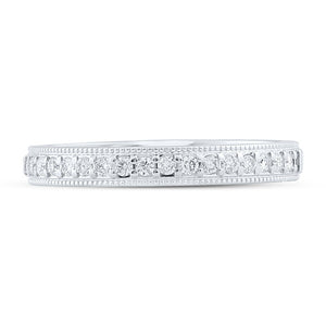 Eternal Love 14kt White Gold Diamond Wedding Band - Splendid Jewellery