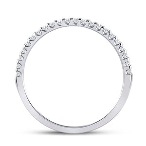 Eternal Love 14kt White Gold Diamond Wedding Band - Splendid Jewellery